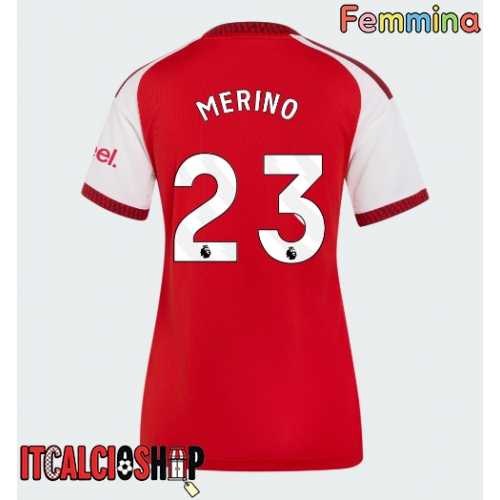 Arsenal Mikel Merino #23 Prima Maglia Femmina 2026-27 Manica Corta